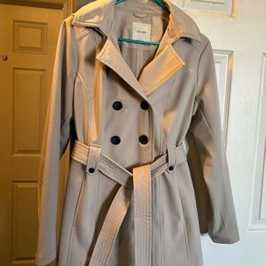 Ash & Red Tan Trench Coat